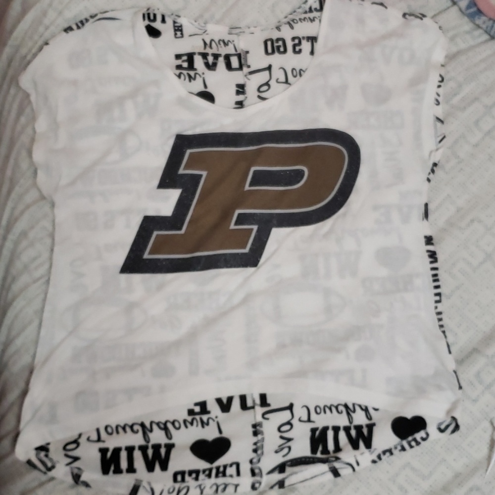 girl's purdue tee